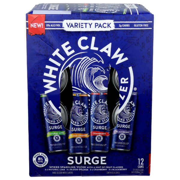 White Claw Surge Hard Seltzer Variety 12 Pack Cans