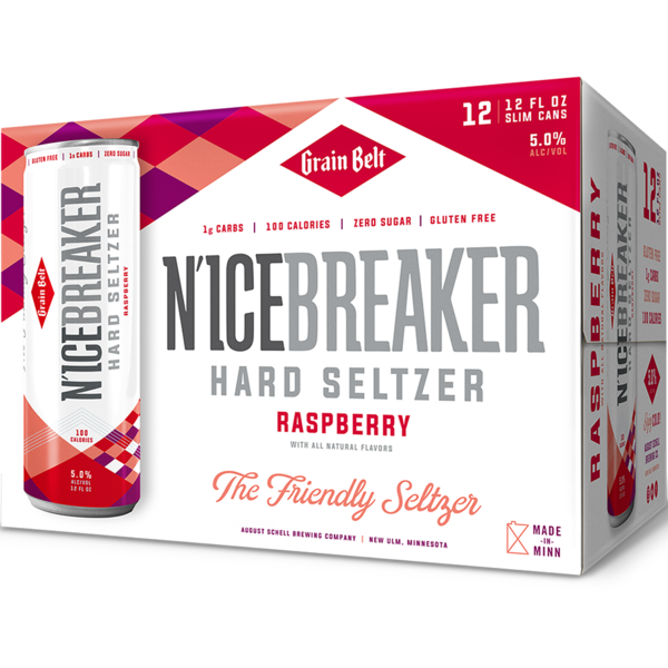 Grain Belt N'icebreaker Raspberry Seltzers Same-Day Delivery or Pickup ...