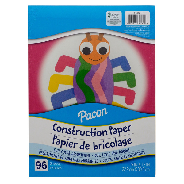 Pacon Assorted Construction Paper Same-Day Delivery | Dollarama