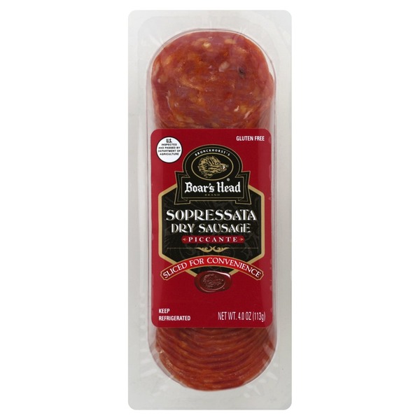 Boar's Head Dry Sausage, Sopressata, Piccante (4 oz) from Safeway
