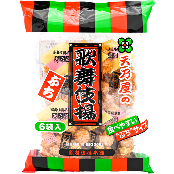 AMANOYA Petit Kabukiage Sugar & Soy Sauce Taste Rice Crackers