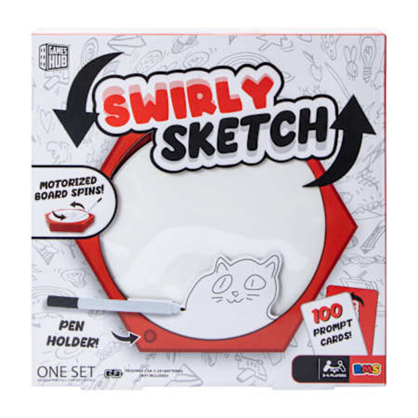 Games Hub Swirly Sketch Game Set