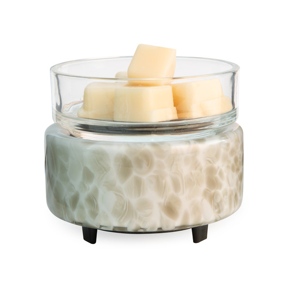 2-in-1 Swirl Glass Classic Fragrance Wax Warmer
