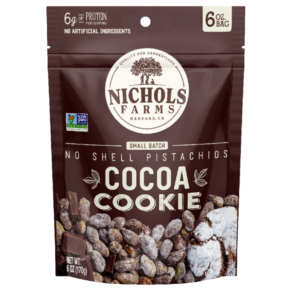 Nichols Farms No Shell Cocoa Cookie Pistachios Same-Day Delivery
