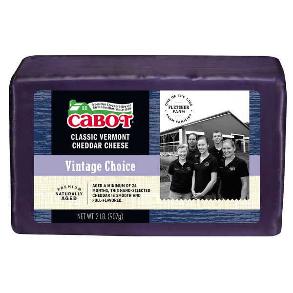 Vintage White Extra Sharp Cheddar Cheese, 2 lb
