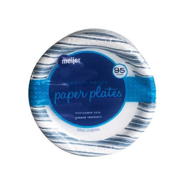 Meijer 8 5/8" Paper Plates (95 ct) Instacart
