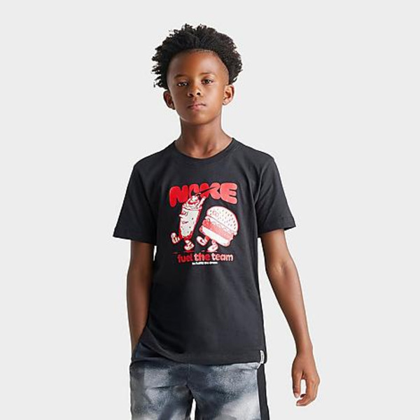 Nike Sportswear Burger Shake Fuel Graphic Tee, M - Black