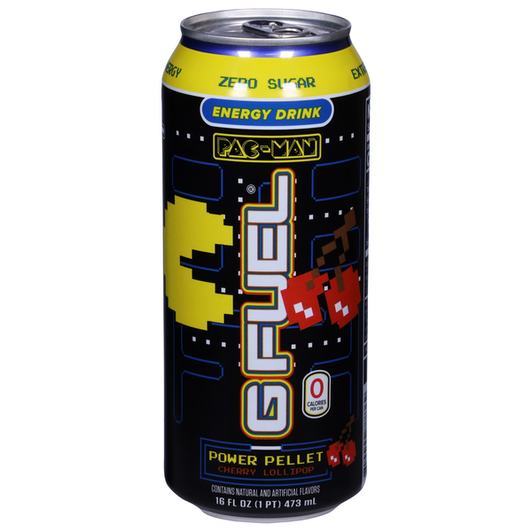 G FUEL Energy Drink, Cherry Lollipop, Power Pellet Same-Day