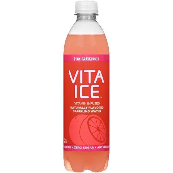Vita Ice Pink Grapefruit Vitamin Infused Sparkling Water (17 fl oz