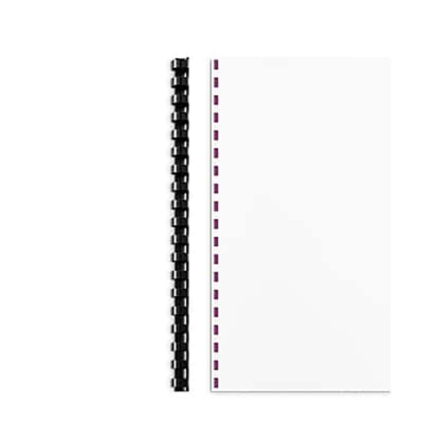 GBC 3/4" Black Comb Bind Binding Spines