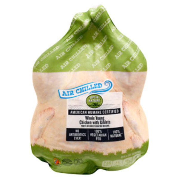 Open Nature Air Chilled Whole Chicken