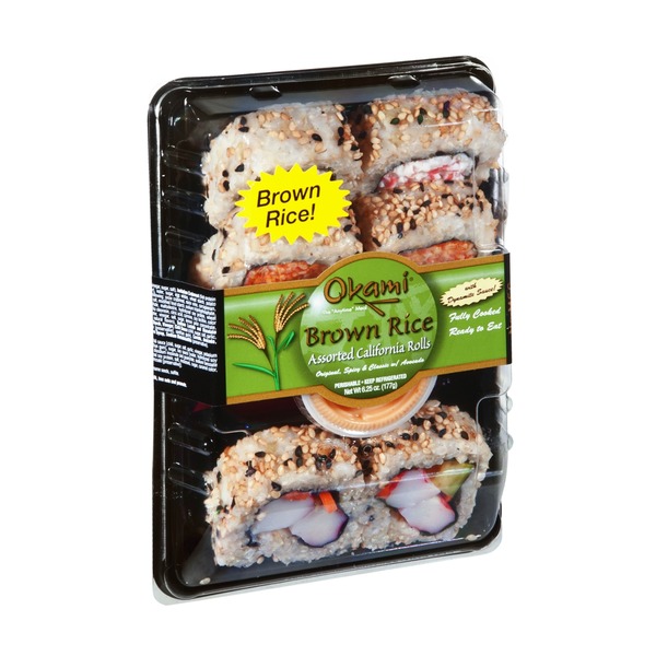 Okami Brown Rice Assorted California Rolls (6.25 oz) from Kroger