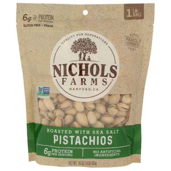 Nichols Farms Roasted With Sea Salt Pistachios In Shell