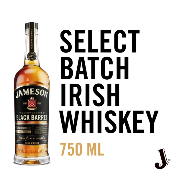 Jameson Black Barrel Irish Whiskey Same-Day Delivery or Pickup