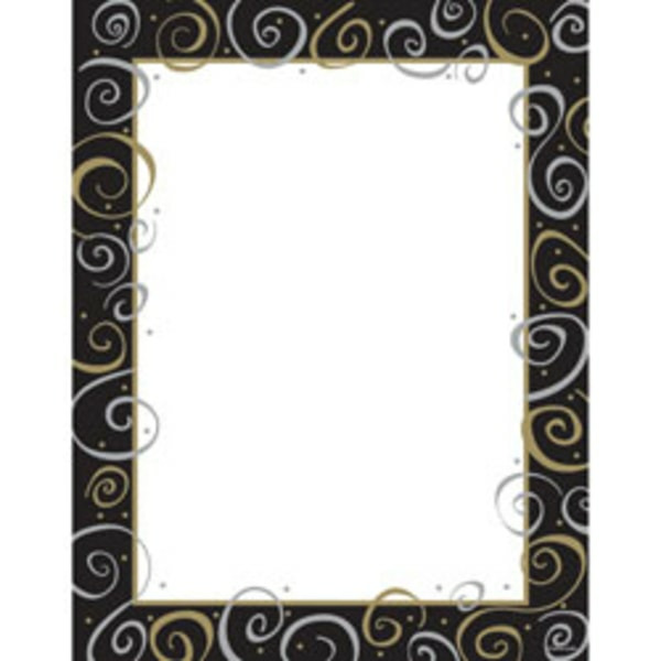 Gartner Studios Design Paper - Silver & Gold - 8 1/2" x 11" - 60 lB