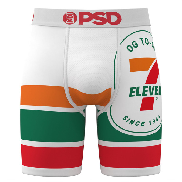 PSD Underwear Men's 7-Eleven Boxer Briefs, S - Multi