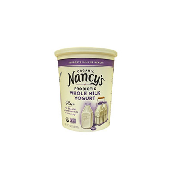 Nancy's Yogurt, Organic, Whole Milk, Probiotic, Plain