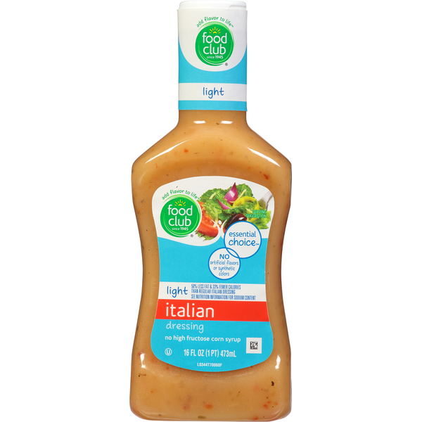 Food Club Dressing, Light, Italian Same-Day Delivery or Pickup | Geissler's  Supermarkets Inc.