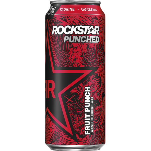 Rockstar Energy Drink, Fruit Punch, Punched Same-Day Delivery