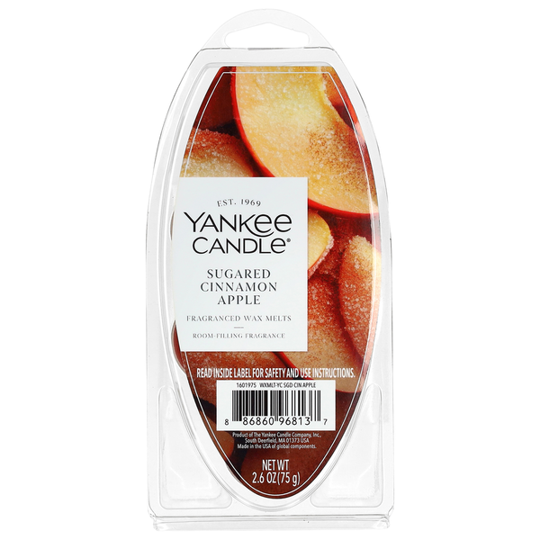 Yankee Candle Fragranced Sugared Cinnamon Apple Wax Melts Same-Day Delivery or Pickup