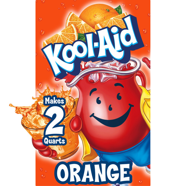 Kool-Aid Unsweetened Orange Artificially Flavored Powdered Soft