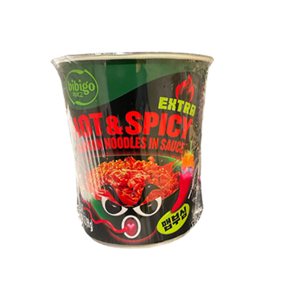 Bibigo Extra Hot & Spicy Korean-Style Sauced Instant Ramyun Noodles