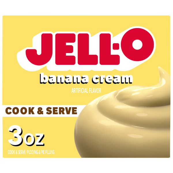 Jell-O Banana Cream Pudding & Pie Filling Mix Same-Day Delivery or