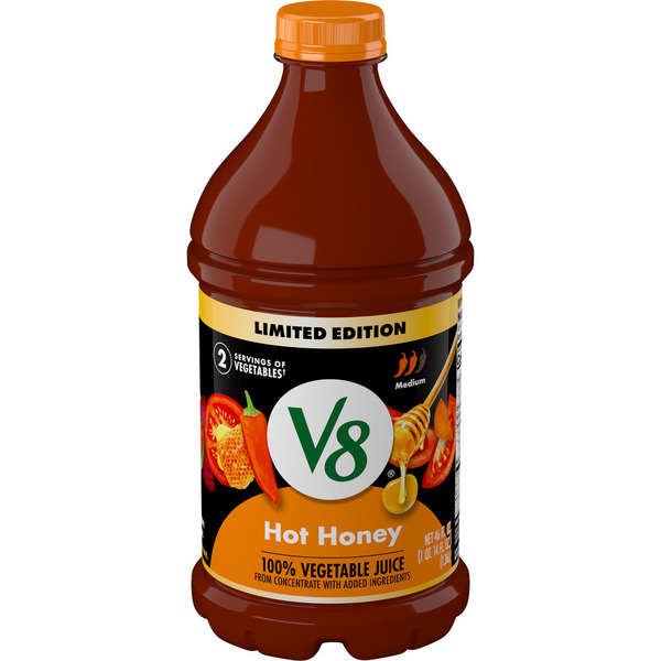 V8 Hot Honey 100% Vegetable Juice