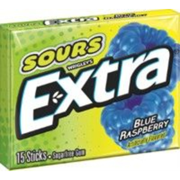 Extra Sours Blue Raspberry  10-15pcs