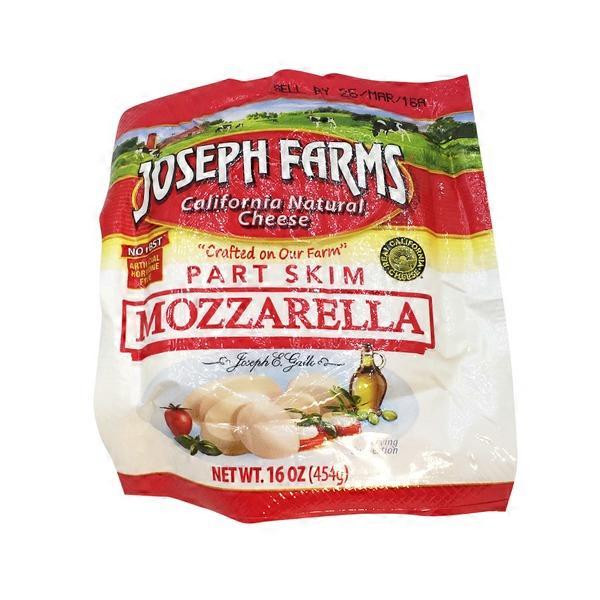 Joseph Farms California Natural Cheese Part Skim Mozzarella (16 oz
