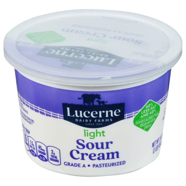 Lucerne Sour Cream, Light