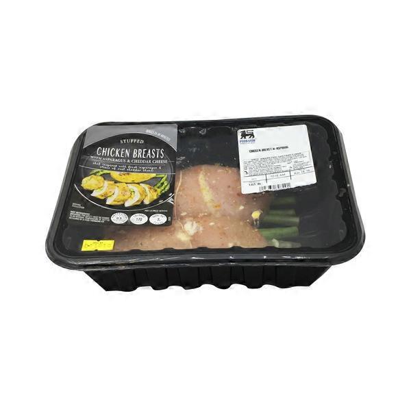 Food lion stuffed chicken breast with asparagus cheddar cheese per