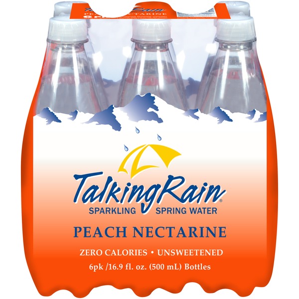 Talking Rain Peach Nectarine Sparkling Spring Water (16.9 fl oz