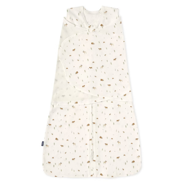 HALO SleepSack Cotton Swaddle Wrap, Small - Campsite