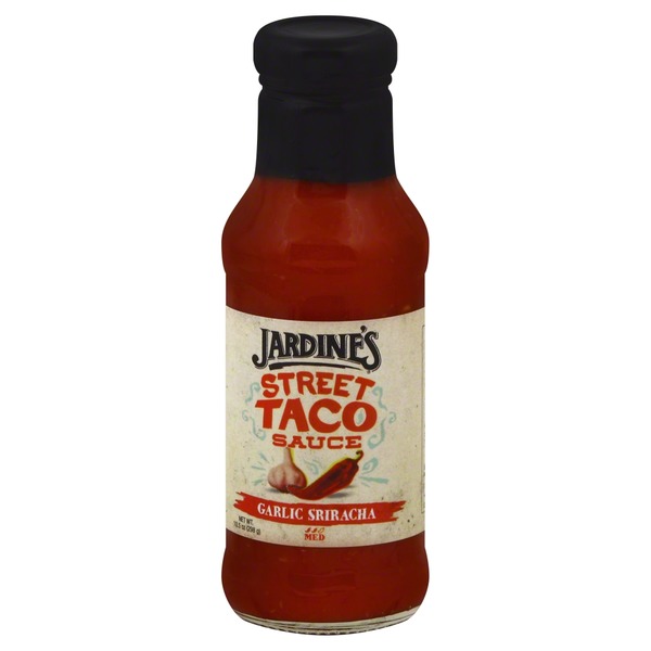 Jardines Street Taco Sauce, Garlic Sriracha, Med (10.5 oz) Instacart