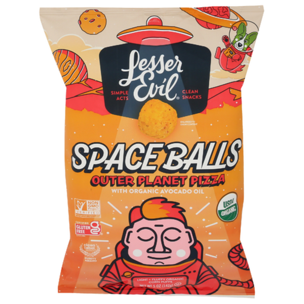 Lesser Evil Organic Outer Planet Pizza Space Balls Same-Day