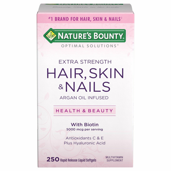 Nature's Bounty Hair, Skin & Nails Softgels, 250 ct