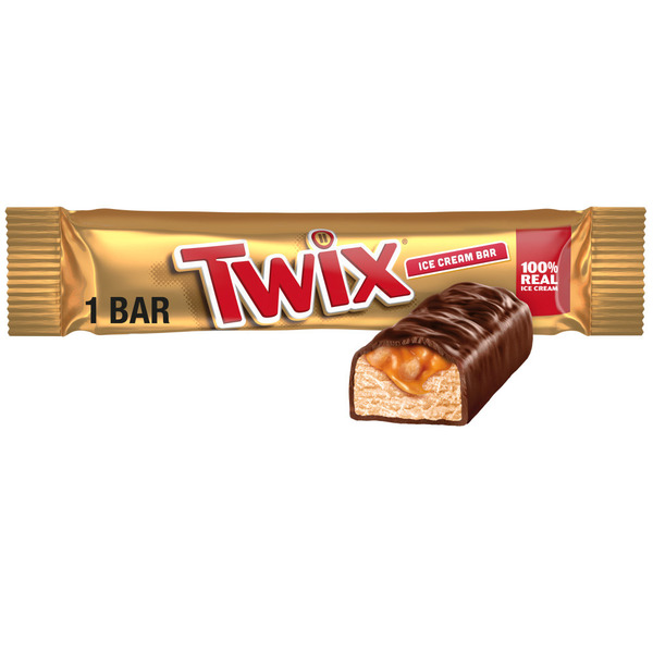 Dollar Tree TWIX Vanilla Caramel Chocolate Cookie Ice Cream Bar
