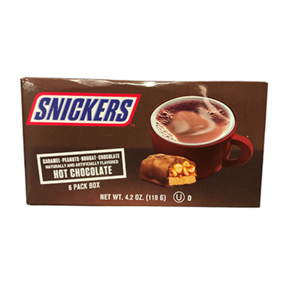 SNICKERS Caramel Peanuts Nougat Chocolate Hot Chocolate