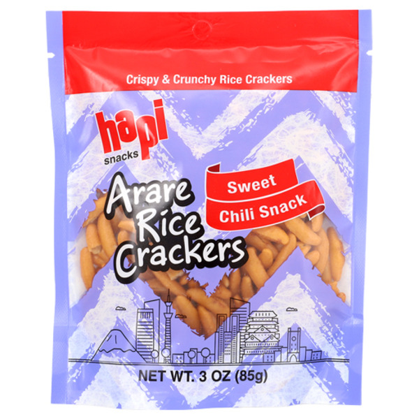 Hapi Snacks Rice Crackers, Arare