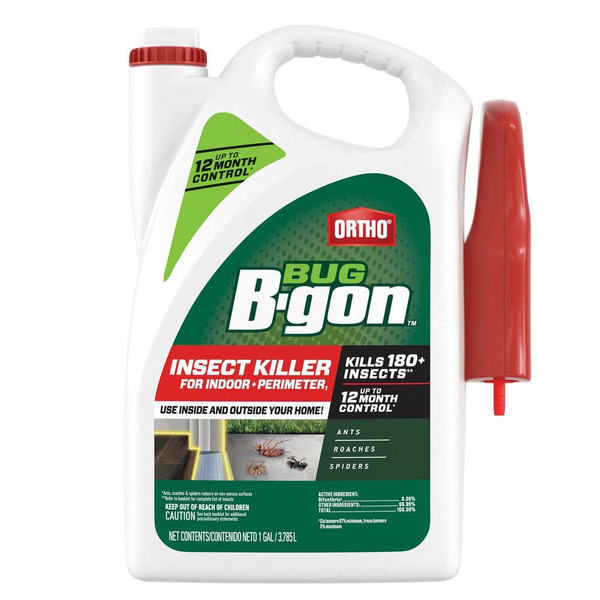 Ortho Bug B-gon Insect Killer For Indoor Plus Perimeter1, 1 Gal. Ant, Cockroach And Spider Insect Killer With Trigger Sprayer