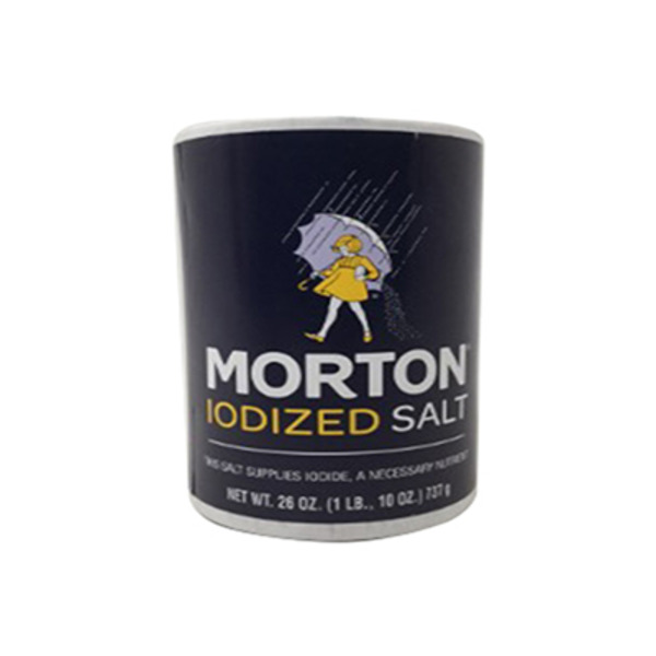 Morton Iodized Salt, 26 Ounce