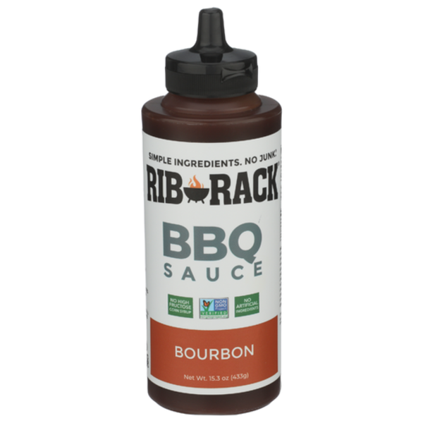 Rib Rack Bourbon Squeeze Bbq Sauce