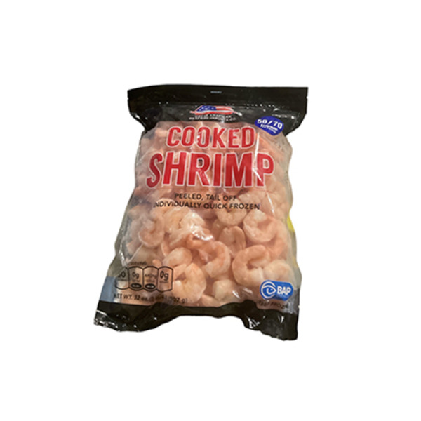Great American Seafood Imports Co. 50/70 Cooked Tail Off Shrimp