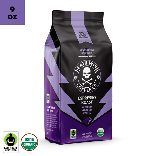 Coffee‼️ Death Wish Coffee Espresso Roast, Organic and Fair Trade