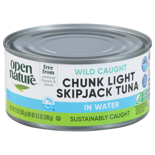 Open Nature Tuna, Chunk Light, in Water