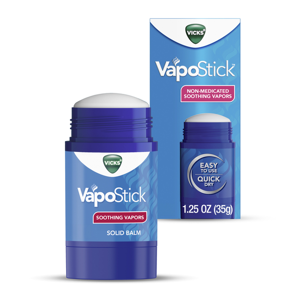 Vicks Invisible Solid Balm with Soothing Vapors, Non-Medicated