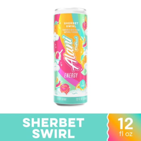 Alani Nu Sherbet Swirl Energy Drink Can