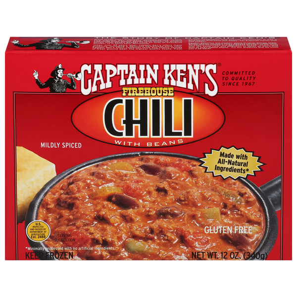 Captain Ken's Firehouse Chili with Beans Same-Day Delivery or Captain Ken's Firehouse Chili with Beans Same-Day Delivery or