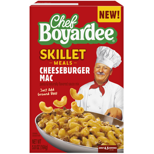 Chef Boyardee Skillet Meals Cheeseburger Mac